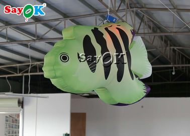 Festliche aufblasbare Dekorations-tropische Fische der Werbungs-2m mit LED
