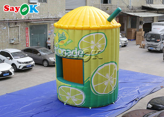 Aufblasbares Limonadestand-Stand-Zelt des Arbeits-Zelt-3.5x5.3mH 0.4mm aufblasbares für Anzeige