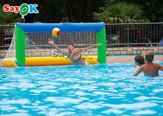 Aufblasbare Wasserspiele Tarpaulin Pool Aufblasbare Wasserspielzeuge Fußball Schießen Tor Spiel
