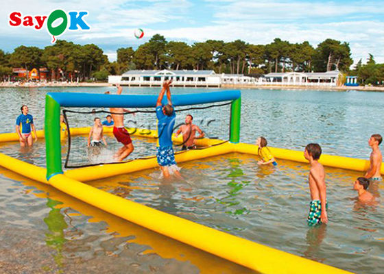 Luftdichtes Mehrfunktionsschwimmen aufblasbares Wasser Volleyballplatz aufblasbares Wasser Schwimmen