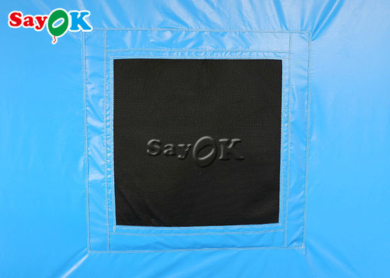 Mobiler Oxford aufblasbarer Farbsprühstand mit Logo-Druck aufblasbares Arbeitszelt