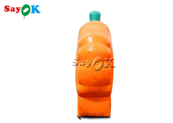 Kundenspezifisches aufblasbares Bogen-orange Halloween-Kürbis-Ereignis-aufblasbarer Bogen für Supermarkt