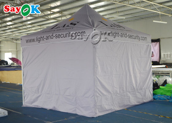Wasserdichtes Überdachungs-Zelt 3 x 3m das faltende Aluminiumzelt mit drei Seitenwänden drucken für Werbung