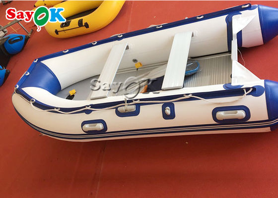 Heiße versiegelt blaue PVCs aufblasbare Person des Boots-Wasser-Spaß-Explosions-Boots-2