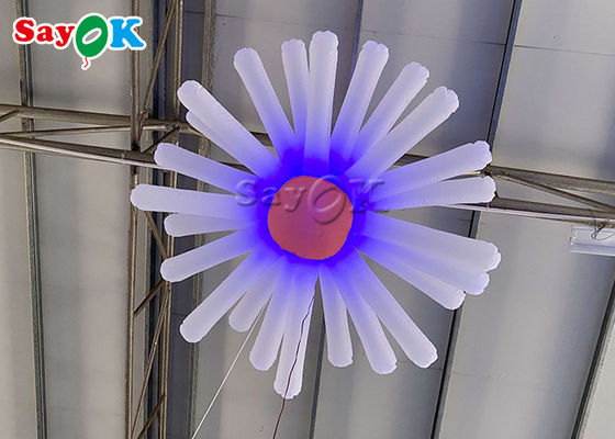 Hängende Ereignis-aufblasbare Blume mit Licht-multi Farbe