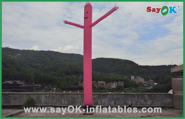 Ein mit Beinen versehenes Gebläse 750w Luft-Tänzer-Pink Mini Inflatable Air Dancer With für Werbung