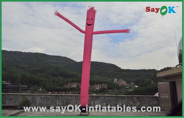 Ein mit Beinen versehenes Gebläse 750w Luft-Tänzer-Pink Mini Inflatable Air Dancer With für Werbung