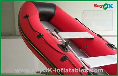 Fiberglas rote aufblasbare Boots-lustiges leichtes aufblasbares Boot PVCs