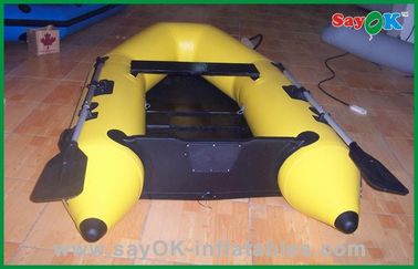 Heißes versiegelt gelbe aufblasbare Boots-leichtes aufblasbares Boot PVCs