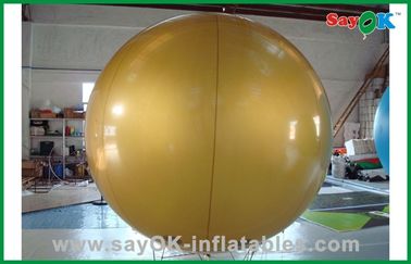 Goldfarbhelium-aufblasbarer Ballon für Höhe des Show-Ereignis-6m im Freien