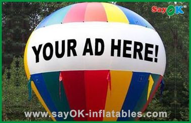 Kundenspezifischer Regenbogen-aufblasbarer großartiger Ballon für Feiertags-Dekorationen