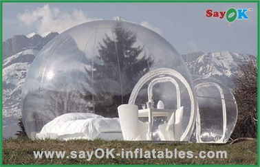 Transparentes aufblasbares Luft-Zelt-Wiesen-Wochenenden-im Freien aufblasbares Zelt
