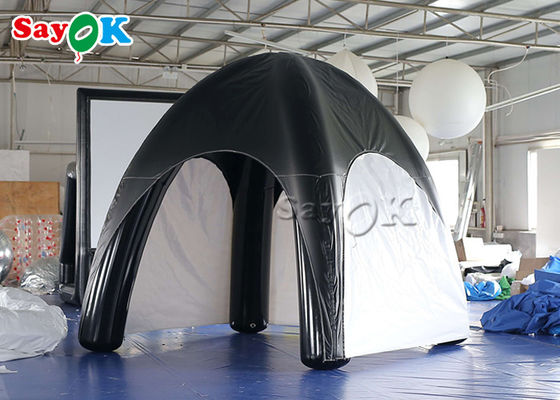 Familien-Luft-Zelt-Planen-Luft versiegelte das aufblasbare Schwarzweiss Spinnen-Zelt