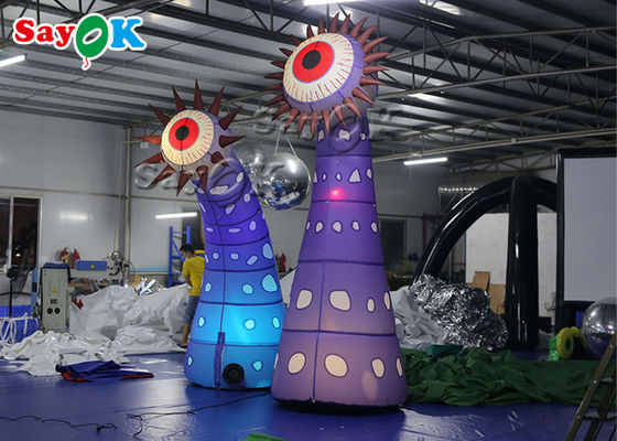 aufblasbare beleuchtende Dekoration LED 190T 4m mustert Blume