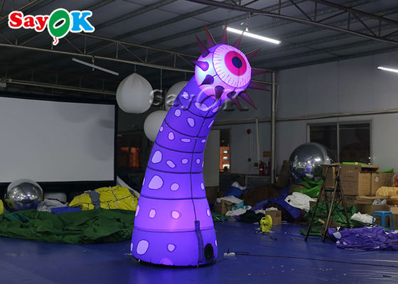 aufblasbare beleuchtende Dekoration LED 190T 4m mustert Blume