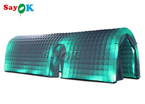 Aufblasbares Zelt aus Oxford Stoff Weiß Party aufblasbares Tunneltelt mit Led