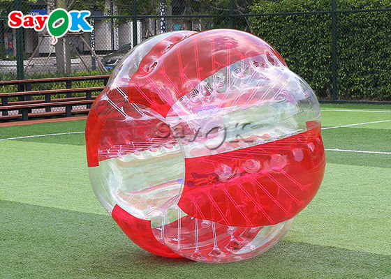 Blasen-Fußball-Bälle aufblasbarer Ball-Spiel-Spiel im Freien TPU PVC-Körper Zorb transparente
