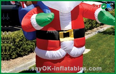 Stoff kundenspezifisches Weihnachtsaufblasbarer Feiertags-Dekorations-Weihnachtsmanns Oxford