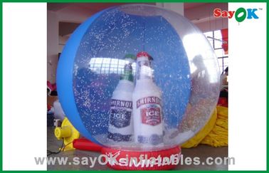 Riesiger Weihnachtsball-aufblasbarer Weihnachtsdekorations-Oxford-Stoff