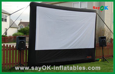 Aufblasbarer Film-Schirm-starke aufblasbare Kinoleinwand für Familien-Gebrauchs-kundenspezifische Werbung Inflatables