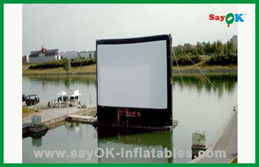 Tragbare Kinoleinwand-im Freien aufblasbare Kinoleinwand auf Wasser L4m XH3m aufblasbarem Fernsehschirm