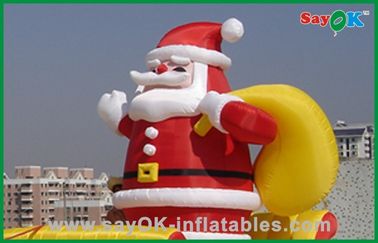 Weihnachtsaufblasbare Feiertags-Dekorationen aufblasbarer Weihnachtsmann und Schlitten