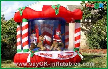 Aufblasbarer Weihnachtsdekorations-Haus-Prahler, kundenspezifisches Inflatables-Produkt