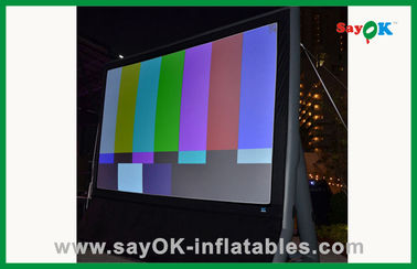 Tragbare aufblasbare Kinoleinwand im Freien, aufblasbarer Projektions-Schirm Gewohnheit PVCs