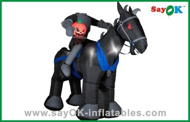 Partei-Dekorations-aufblasbares Pferd/Ritter-enorme aufblasbare Kinder spielt Oxford-Stoff