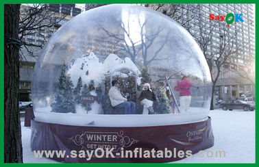 Weihnachtsthemenorientierte aufblasbare Partei-transparente Zelt-Blasen-im Freien aufblasbares Luft-Zelt
