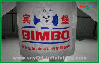 Aufblasbare Tierballons Weiße Werbung Aufblasbare Bären Aufblasbare Zeichentrickfiguren