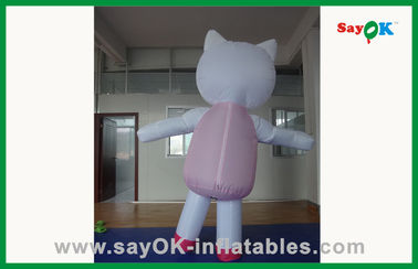 Custom Dekoration Pink Cat Aufblasbare Cartoon Charaktere für Geburtstagsfeiern