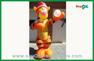 Aufblasbare Tierkostüme Custom Orange Aufblasbare Affe Aufblasbare Zeichentrickfigur für Werbung