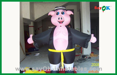 Kinderschlag-Haus-aufblasbare Schwein-Zeichentrickfilm-Figur-große aufblasbare Tiere