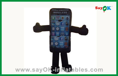 Aufblasbarer Handy-aufblasbare Zeichentrickfilm-Figuren im Freien für die Werbung