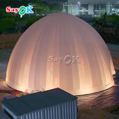Aufblasbares Licht-im Freien aufblasbares Luft-Zelt der Zelt-Hauben-15x7.5mH LED für das Kampieren