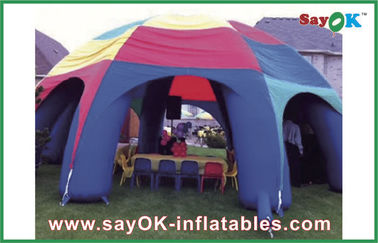 PVC-Planen-die aufblasbare Luft-Zelt-Spinne wandern wasserdicht für Familien-kampierendes kundenspezifisches Werbungsfestzelt im Freien