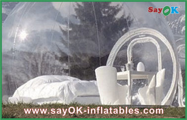 Große aufblasbare Zelt-Blasen-im Freien transparentes aufblasbares Campingzelt für Mann 2