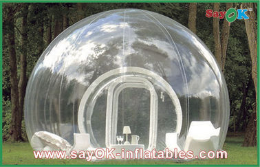 Tragbares aufblasbares Blasen-Zelt-im Freien kundenspezifisches riesiges transparentes Rasen-Zelt