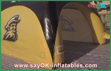 Beleuchtungs-aufblasbares riesiges Hauben-Zelt-im Freien feuchter Beweis für das Kampieren