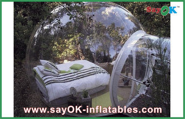 Transparentes aufblasbares transparentes Hauben-Zelt PVCs, aufblasbare Zelt-Blase