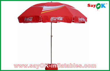 Kampierender Überdachungs-Zelt Aluminium-Sun-Regenschirm mit Stand-Patio-Regenschirmen im Freien für Werbung