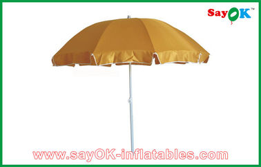 Yard-Überdachungs-Zelt-flexibles Garten/Strand Drucken des Sun-Regenschirm-Polyester-UVschutz-Regenschirm-CMYK