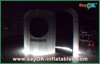 Aufblasbarer Stoff Passfotoautomat-Miet-Mini Mobile Inflatable Foto Booths Oxford für Feiertags-Dekorationen