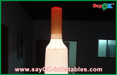 Handels-Wein-Flaschen-Dekoration Advertusing aufblasbare mit LED-Beleuchtung