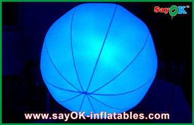 Gelber/blauer LED-Ballon beleuchtet aufblasbares Bühnenbild Chrismas