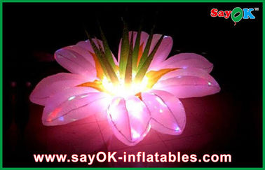 Blumen-Form-aufblasbare Beleuchtungs-Dekoration, die aufblasbares LED-Licht heiratet