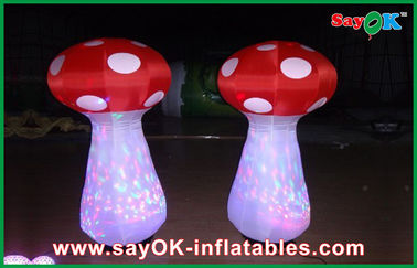 LED, die aufblasbare Pilz-Dekoration kundenspezifisches Werbungsinflatables beleuchtet