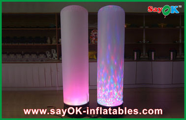 Lichtmast-aufblasbare Beleuchtungs-Dekoration mit LED-Beleuchtung