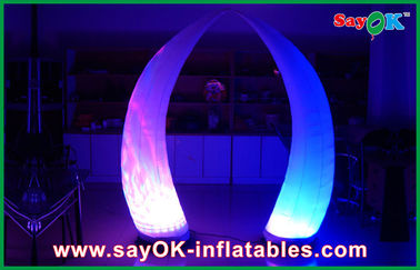 Aufblasbare Beleuchtungs-Dekorations-aufblasbare Stoßzahn-Dekoration mit LED